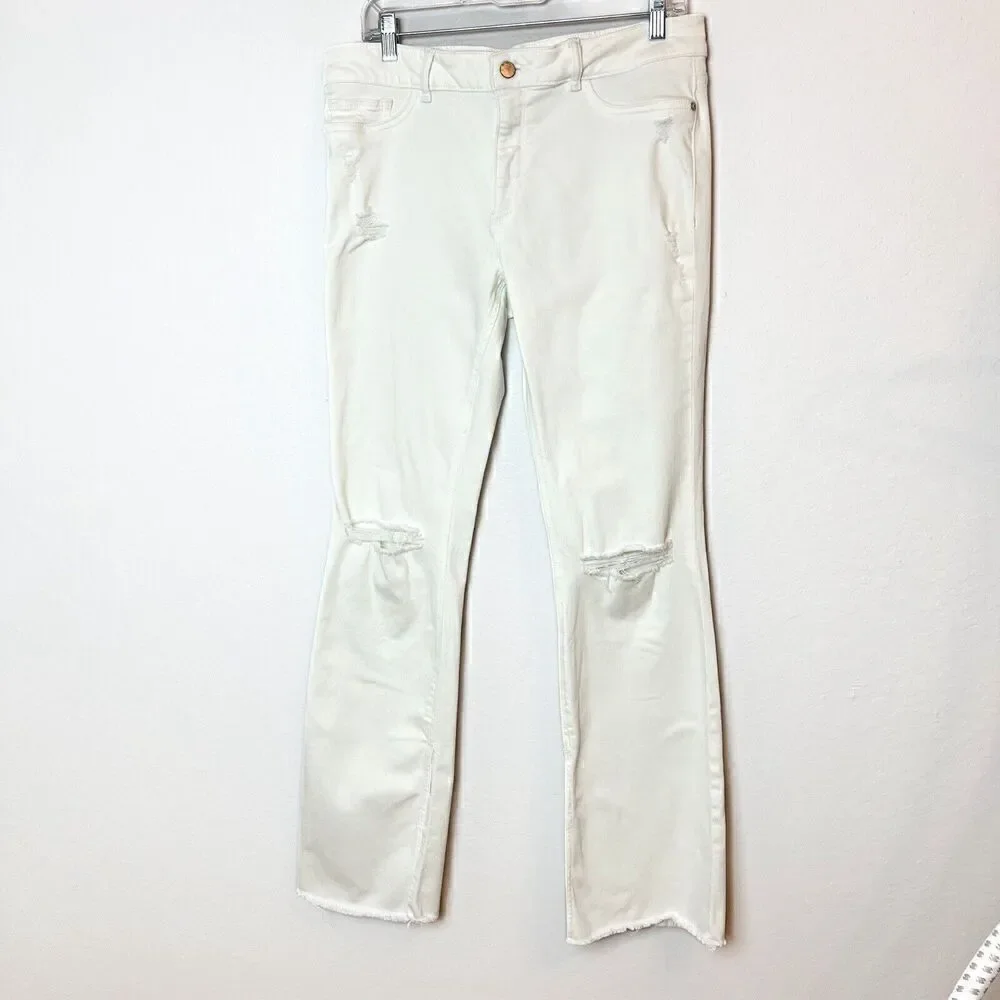 NWOT DL1961 Bridget Boot High Rise Instasculpt Jeans Milk Color Size 31